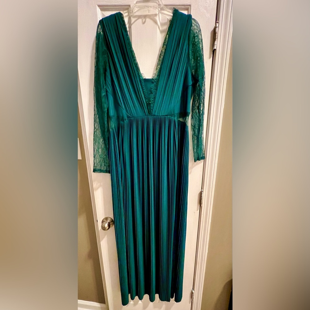 ASOS Curve plisse dress